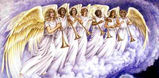 Nuages, tonnerre, soleil et trompettes de joie